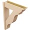 Ekena Millwork 8-in W x 30-in D x 38-in H Funston Trad Rough Cedar Woodgrain TimberThane Outlooker, Primed Tan OUTUR080X30X38FST04RCPR - alternate 6